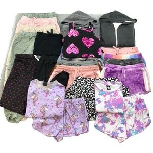 Pixie Lane Outfit Lot Girls 8 Hoodie Shorts Sweatpants Pajamas Lounge Play